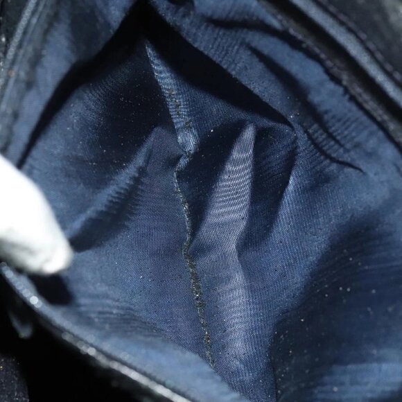 GUCCI Bamboo Shoulder Bag Suede Black Gold 001 1781 1577 Auth 127368 - Picture 12 of 14